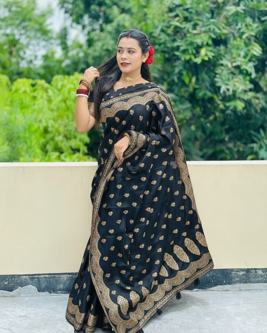Japani Silk Sharee with Blouse Piece