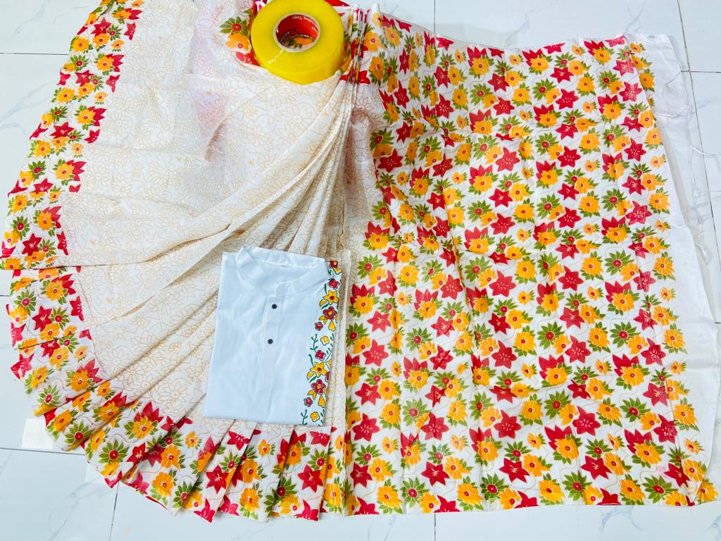 কাপল ড্রেস Couple Saree Sets