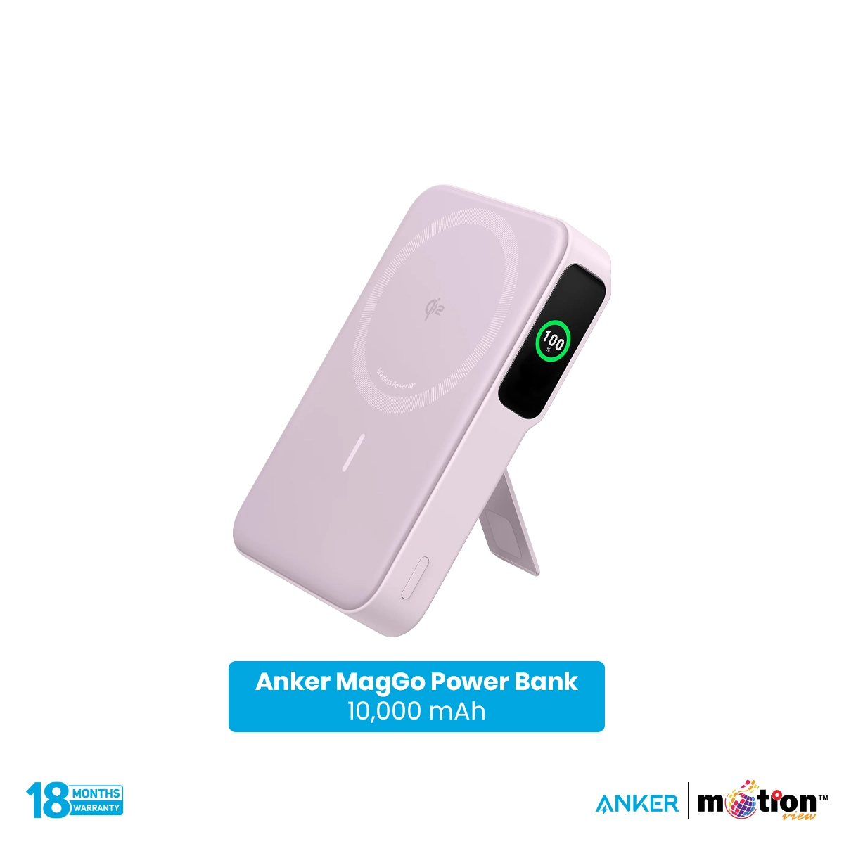 Anker MagGo Power Bank 10K(10000mAh) 15W Magnetic Charging with Smart Display