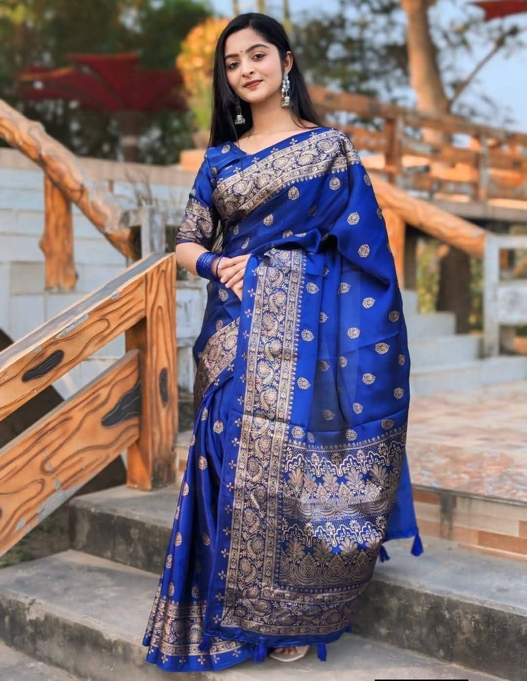 Japani Silk Sharee with Blouse Piece