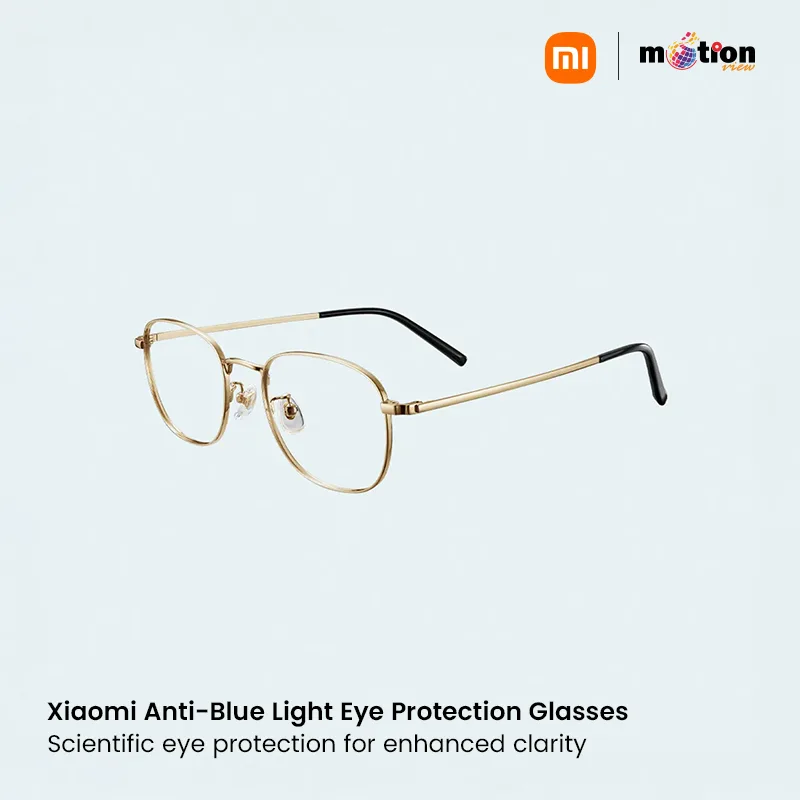Xiaomi Anti-Blue Light Eye Protection Computer Glasses Unisex (HMJ06LM)_ Gold