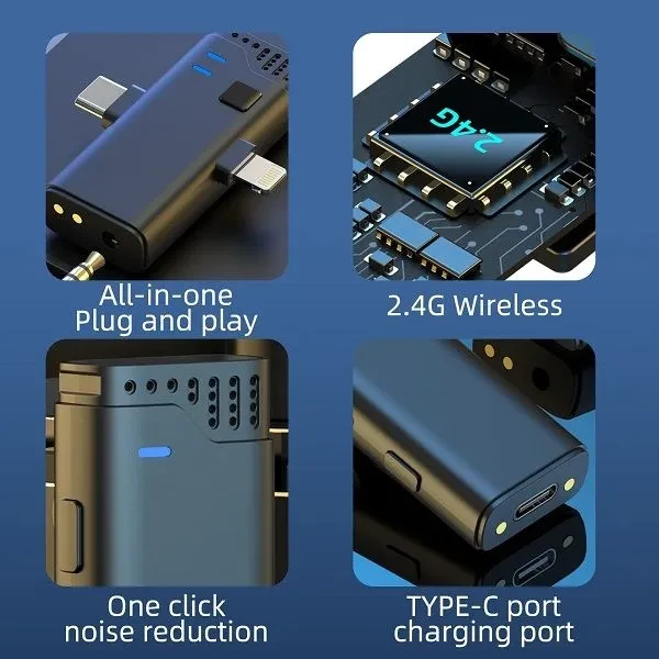 Jmary MW-16 2.4G Wireless Microphone For Mobile & Camera