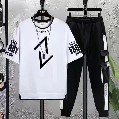 Half Sleeve T-Shirt & Trouser Set