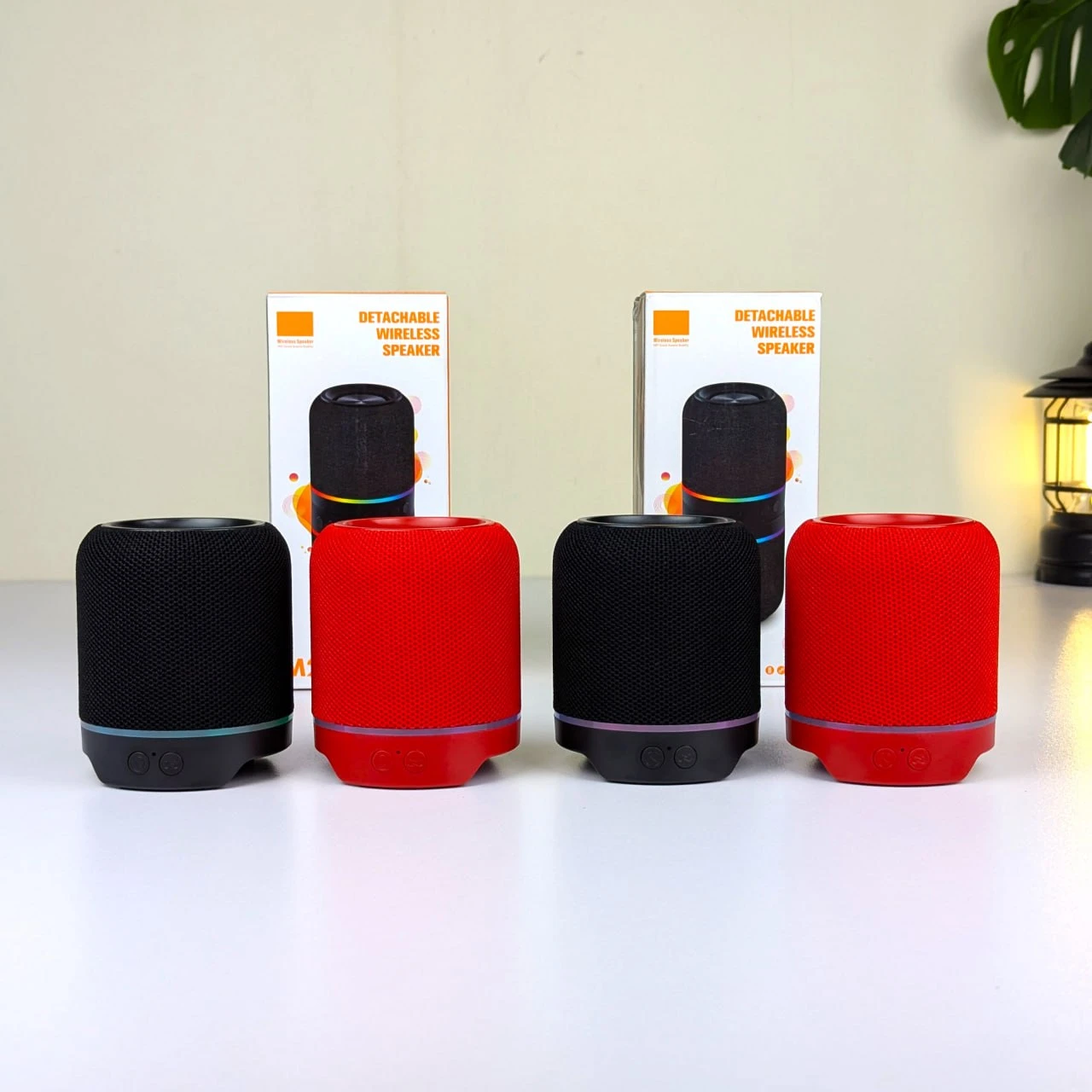 NEW M25 Outdoor Wireless DJ Two-in-one Split Speakers (10W, Bluetooth, LED)