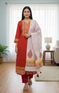 Block Print Three Piece