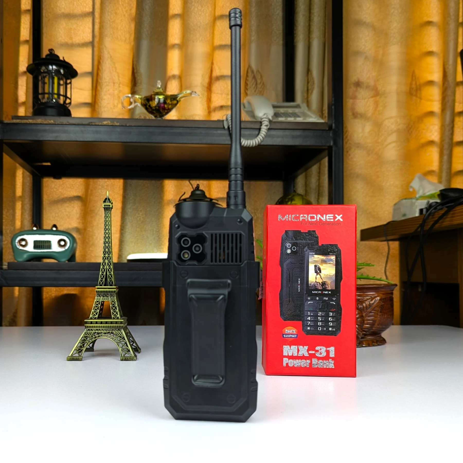 Micronex MX31 Phone Network Antenna Mobile 5500mAh Battery 4 SIM