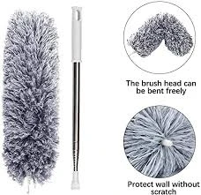 Long-9 Feet, Expandable Duster with Stainless Steel Telescopic Rod