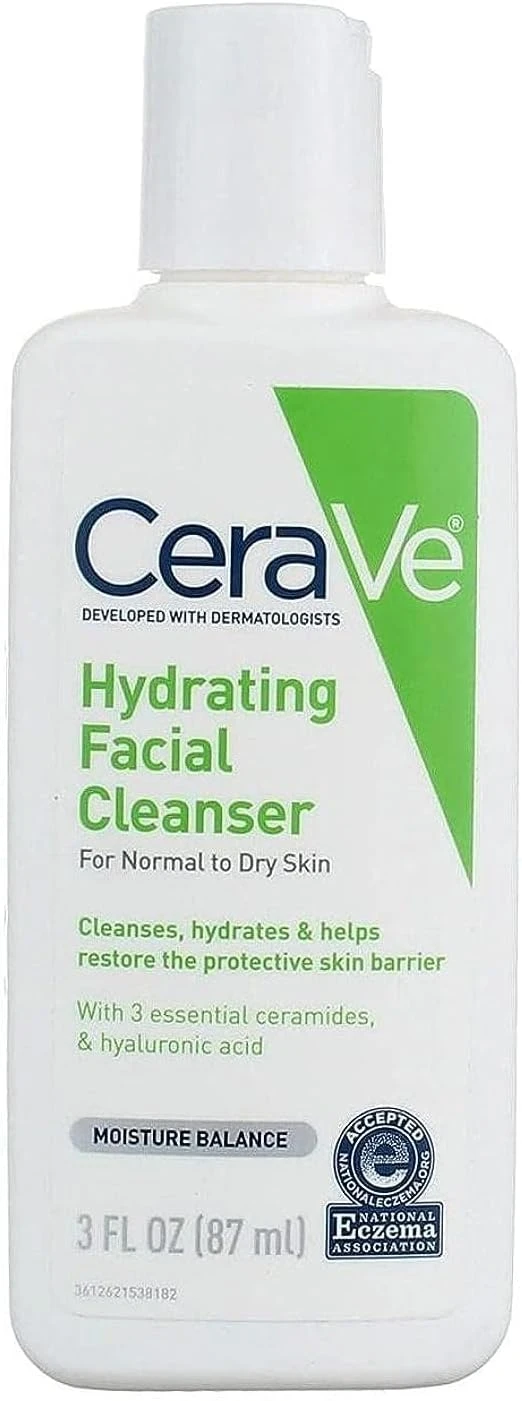 Cerave Hydrating Facial Cleanser For Normal To Dry Skin 87ml I UK