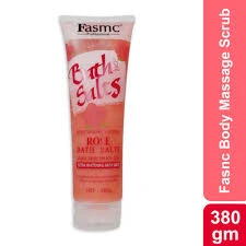 FASMC Bath Salts Body Massage Scrub - Rose - 380gm