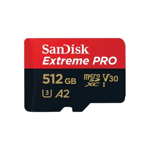 Sandisk Extreme PRO 512GB 200mbps MicroSDXC UHS-1 Memory Card With Adapter