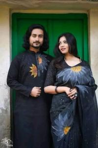 কাপল ড্রেস Couple Saree Sets
