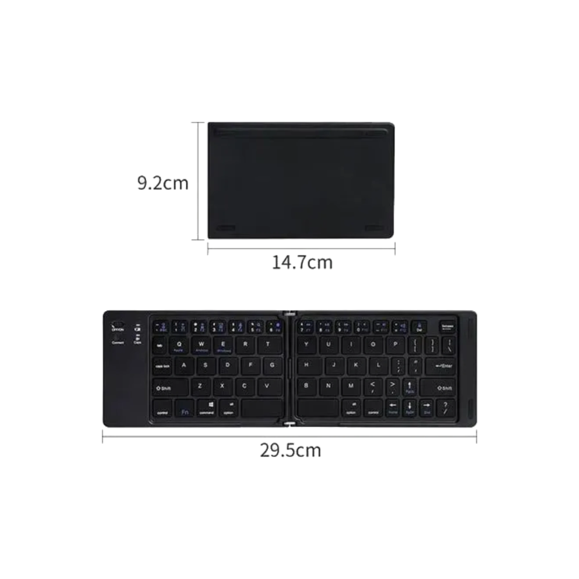 COTECi 64017 Wireless Foldable Bluetooth Keyboard