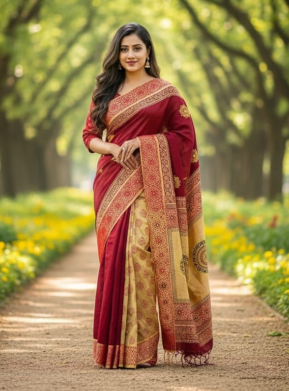 Premium Dhupiyan Silk Sharee