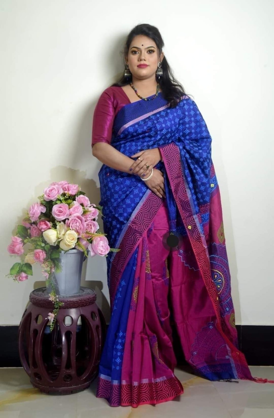 ধুপিয়ান সিল্ক শাড়ি