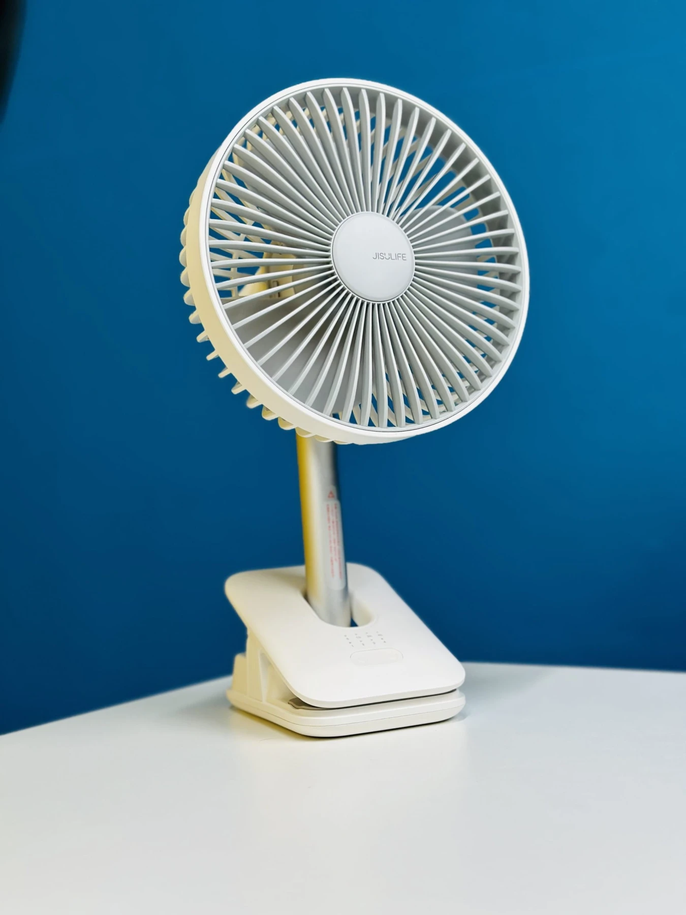 JISULIFE FA13R Rechargeable Clip Fan (8000mAh)- White Color