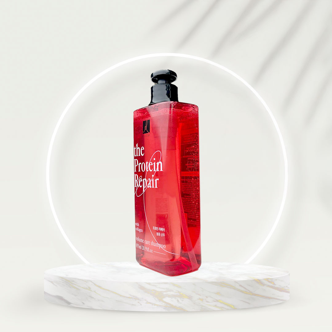 Elastine The Protein Repair With Collagen Volume Care Shampoo 855 ml