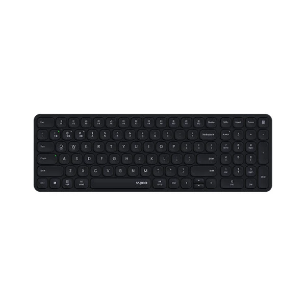 Rapoo E9350L Ultra-Slim Multi-Mode Wireless Keyboard – Black