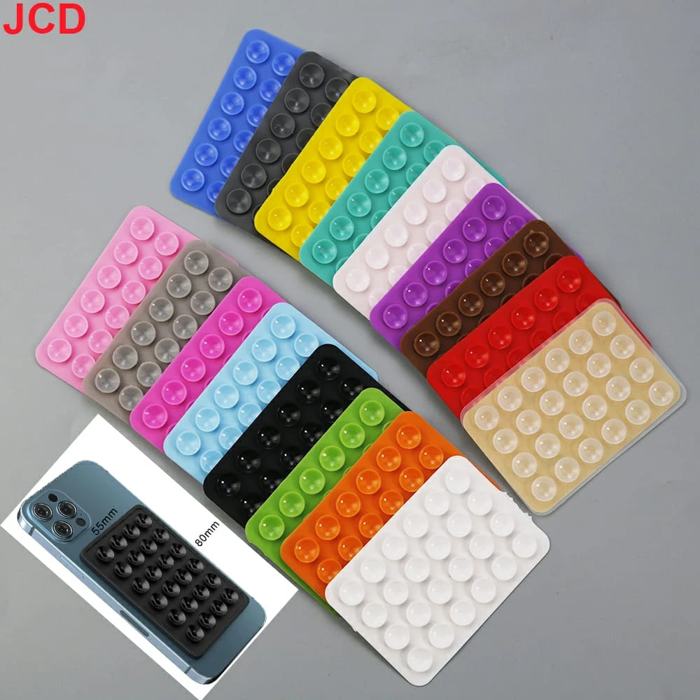 Silicone Suction Phone Case Mount, Adhesive Phone Accessory Compatible with iPhone and Android, Hands-Free Fidget Toy