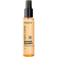 Matrix Hair Seum 100ml Opti Care Smooth Straight Professional Split End Hair Serum with Shea Butter for All Hair Types - Paraben Free