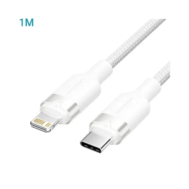 Vention LALWF 3A USB 2.0 Male Type-C to Lightning Cable - 1M