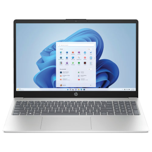 HP 15-fc0296AU AMD Ryzen 3 7320U 8GB RAM 512GB SSD 15.6 Inch HD Natural Silver Laptop