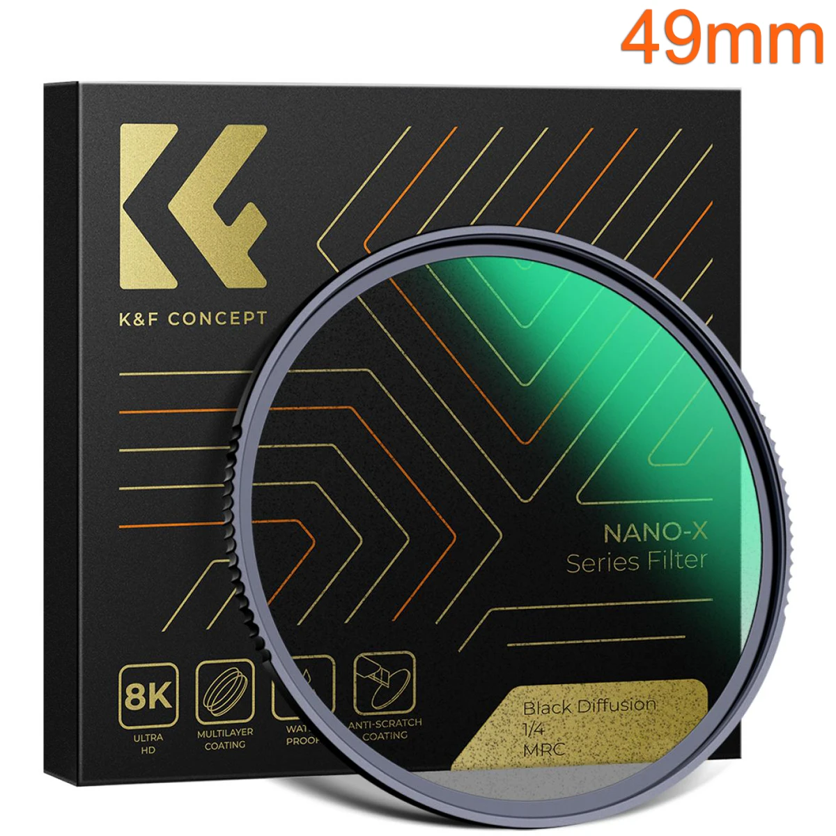 K&F 49mm Black Mist Diffusion 1/4 Nano-X Series KF01.1476