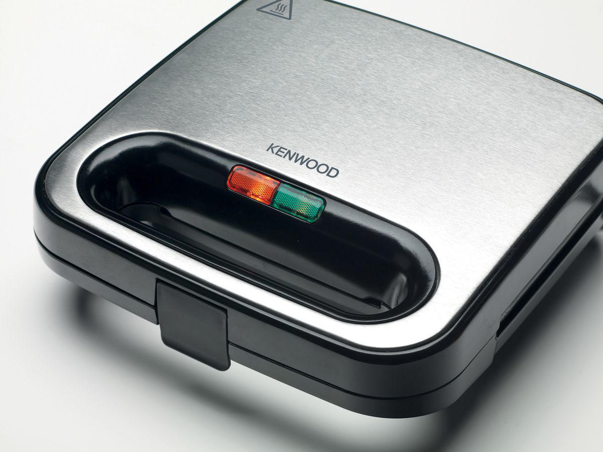Kenwood - 2 Slice Sandwich Maker Stainless Steel - SMM00
