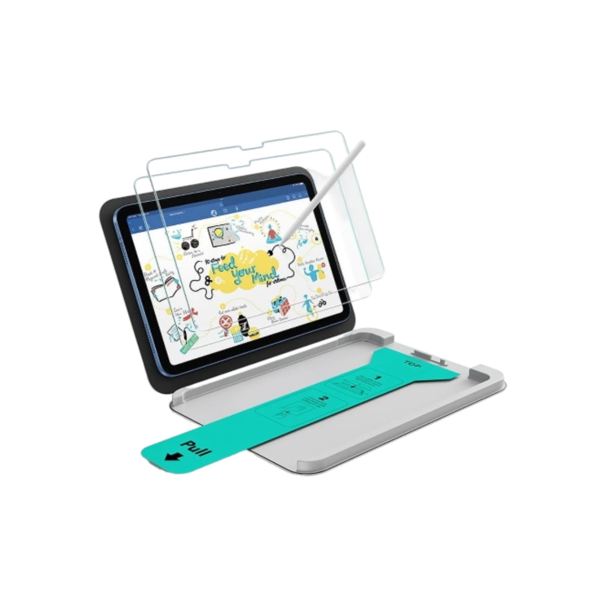 ESR UltraFit Paper-Feel Tempered Glass Screen Protector for iPad