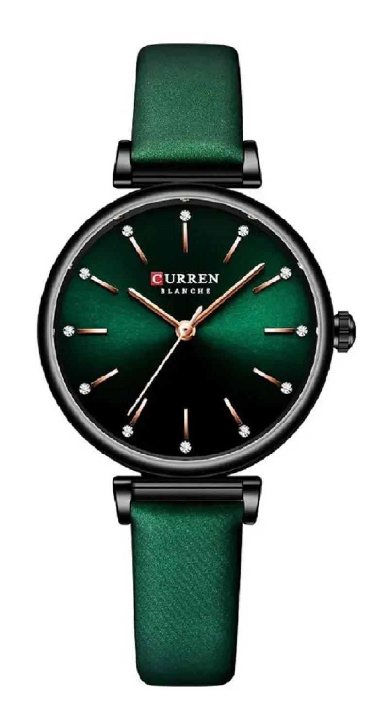 Curren 9081 Belt Wristwatches for Women – Green