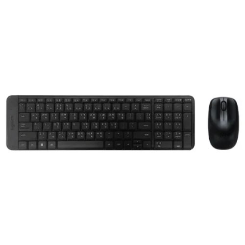 Logitech MK220 Bangla Wireless Combo Keyboard and Mouse Black