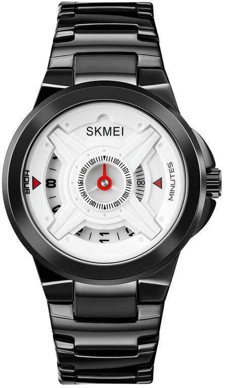 Skmei 1699 Special Dial Quartz Wrist Watch for Men- White