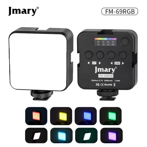 Jmary FM69RGB Rechargeable Mini RGB Light