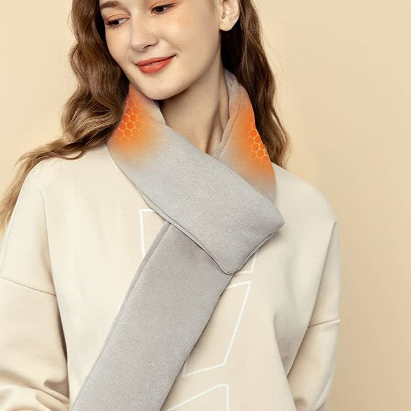 Jisulife NW04 Heating Scarf Suede Fabric