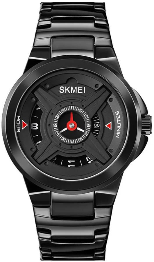 SKMEI 1699 Quartz Luxury Brand Wrist Watch for Men- Black