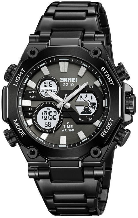 SKMEI 2210 Black Dial Watch for Men - Black