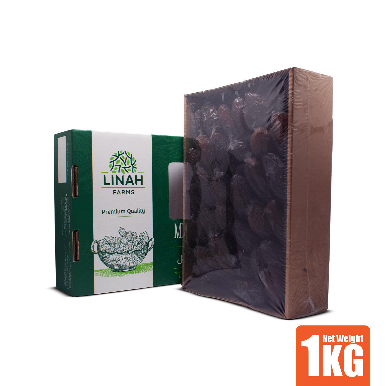 Linah Farms Medjool Premium Quality Dates – 1 Kg