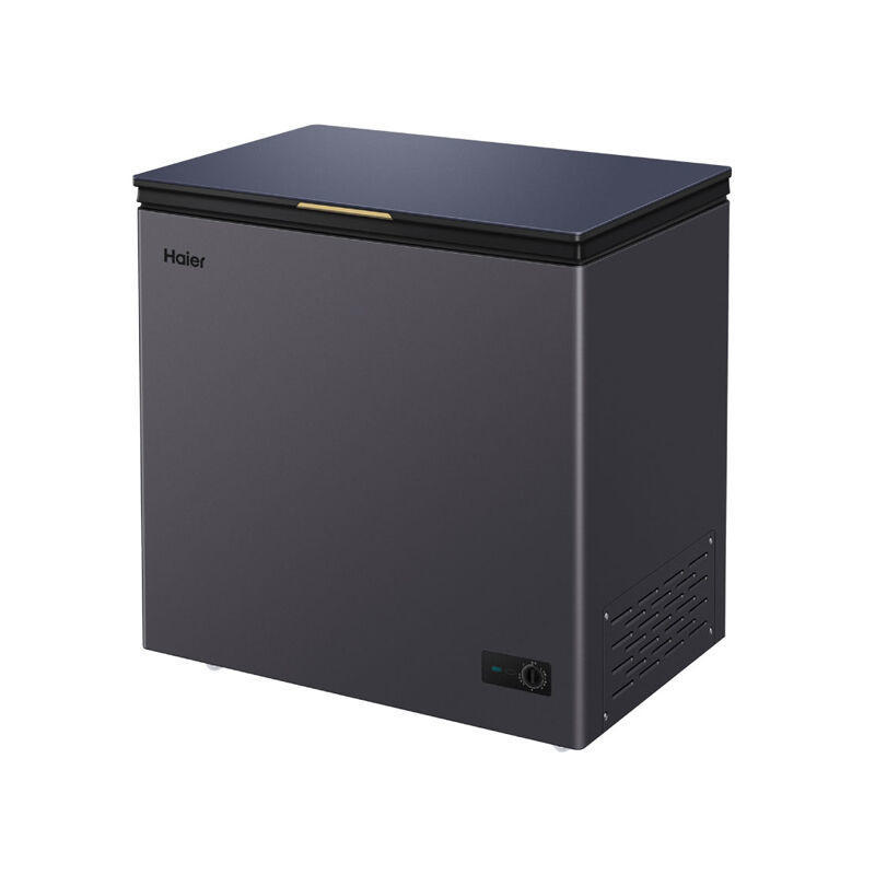 Haier 200L Glass Door Chest Freezer (HCF-230SGM)-Premium Ash Blue