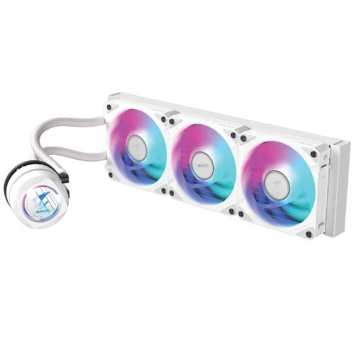 AORUS WATERFORCE II 360 ICE # Fan EZ-Chai and 330-Degree Rotatable Water Block
