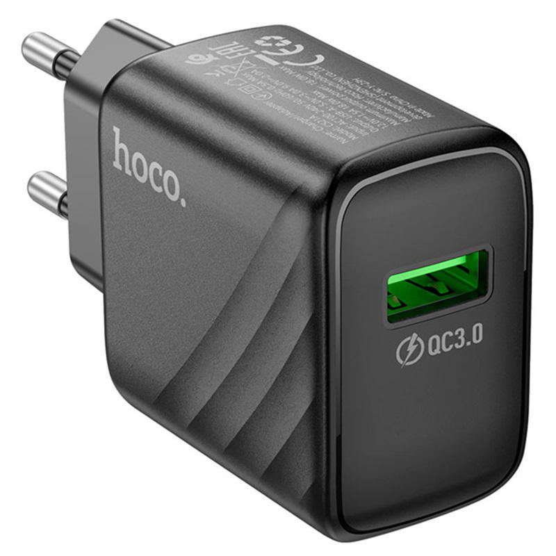 Hoco 18W CS21A Rich Single Port QC3.0 EU Adapter