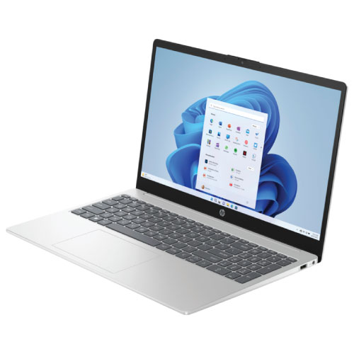 HP 15-fc0296AU AMD Ryzen 3 7320U 8GB RAM 512GB SSD 15.6 Inch HD Natural Silver Laptop