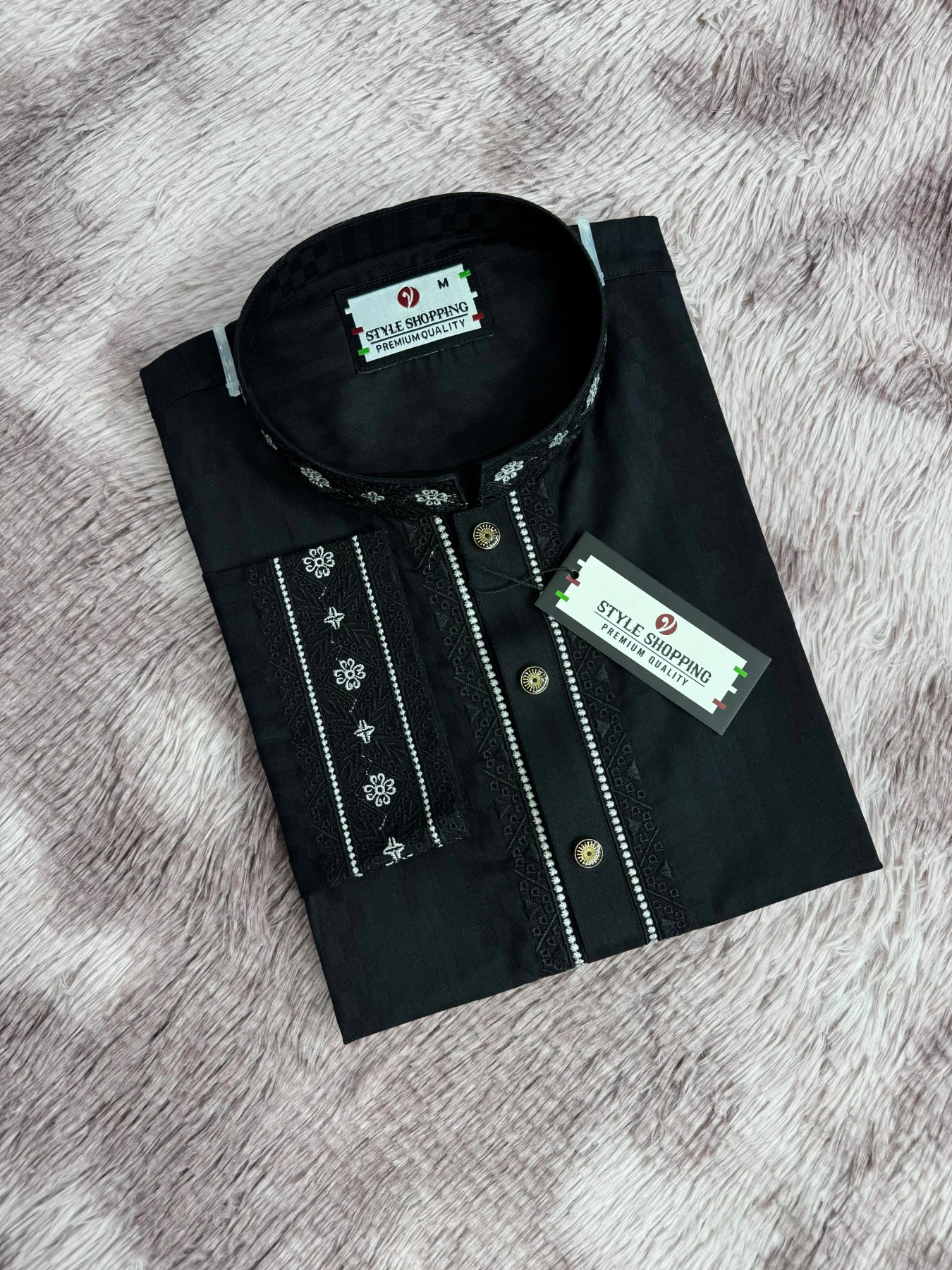 Eid Collection 2026 Black Color Embroidery Punjabi