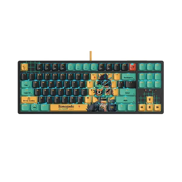 A4Tech Bloody AT87 Renegade RGB USB Mechanical Gaming Keyboard