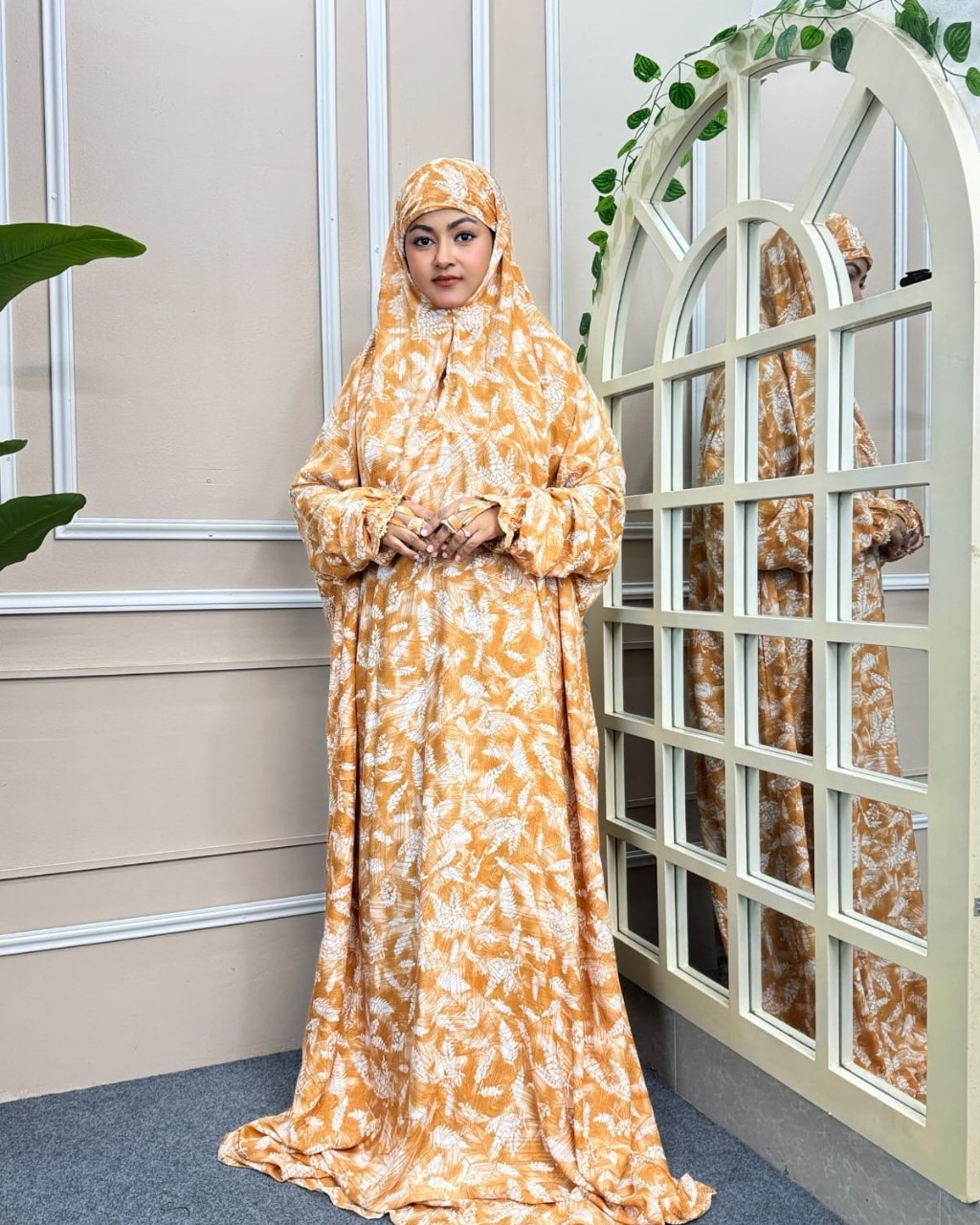 Salah long khimar