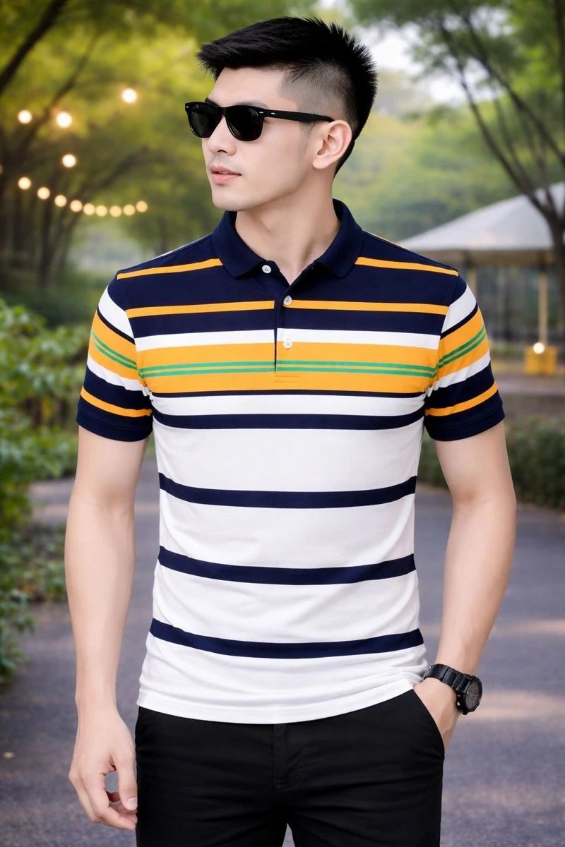 Elegant stylish polo shirt
