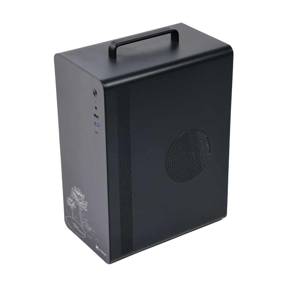 Xtreme U200 Mid Tower Micro ATX Black Casing With Power Supply