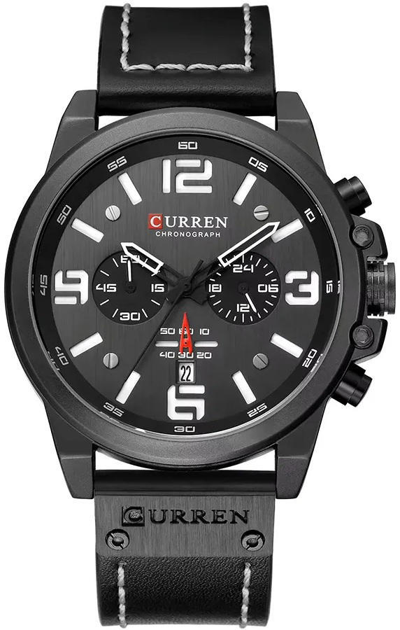 CURREN 8314 Belt Quartz Watch for Men – Black