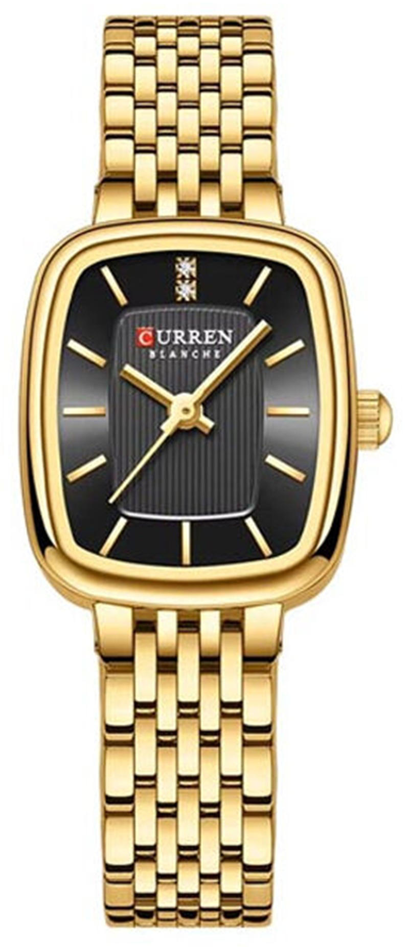 Curren Quartz Women's Watch (9093)-Gold Black