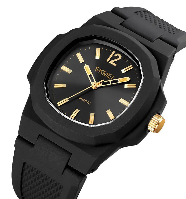 SKMEI 1717 Retro Silicone Band Watch for Men-White