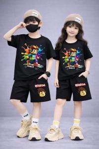 Drop Shoulder Baby TShirt and Pant Set