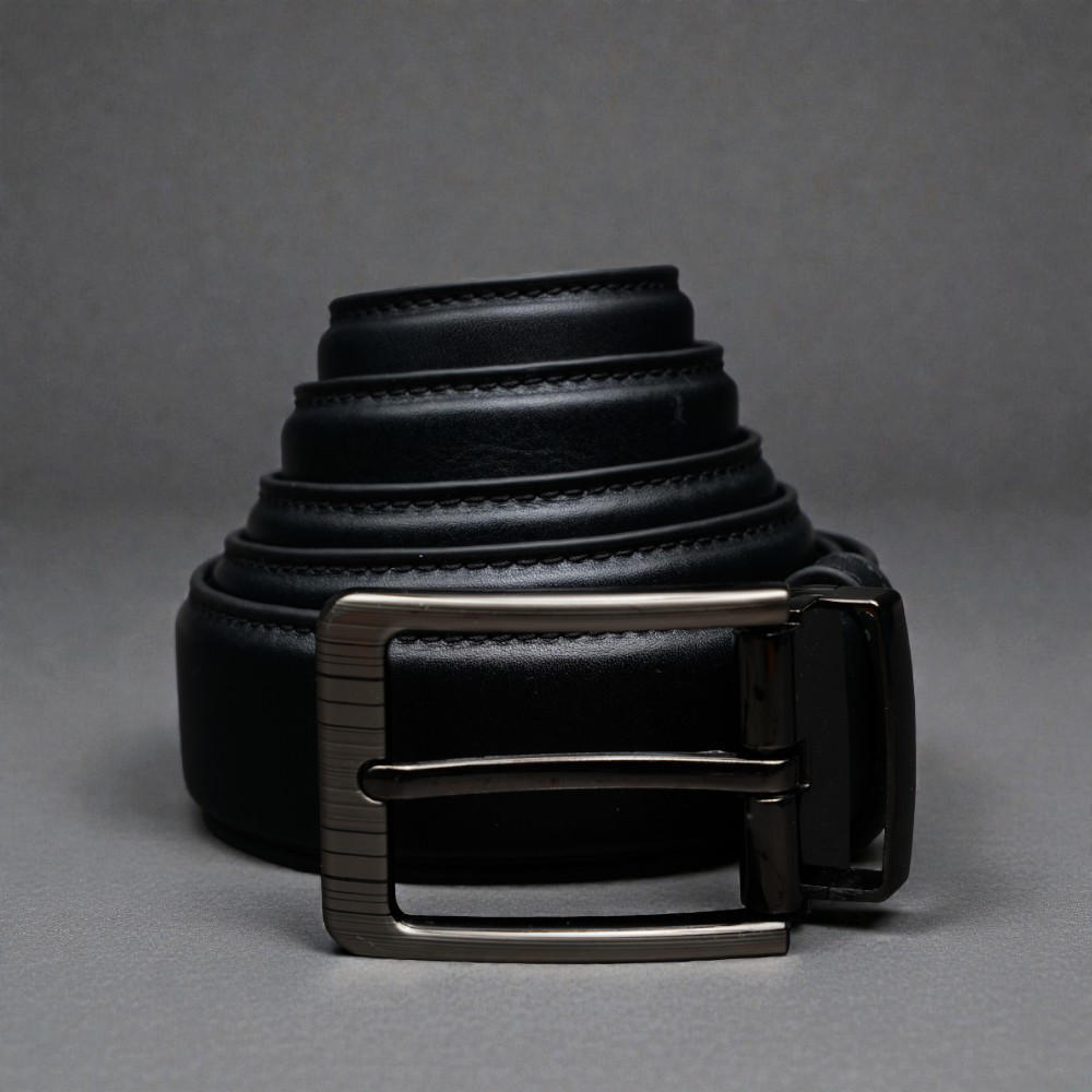 Zays Handcrafted Leather Belt for Men - Full-Grain Cowhide Adjustable Fit Stylish and Long-Lasting Designed for Office Traditional and Casual Use - Sweat-Resistant Anti-Crack Build Ideal for Daily Wea